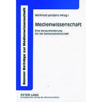 Medienwissenschaft, Taschenbuch von , Peter Lang GmbH, Internationaler Verlag der Wissenschaften, 978-3-631-51226-5