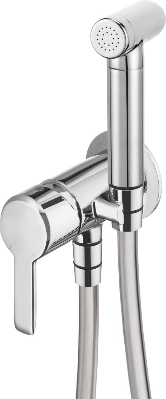 Neuesbad Serie 200 Unterputz-Bidetarmatur mit Bidet-Handbrause, Chrom NB1DEBQA034M1