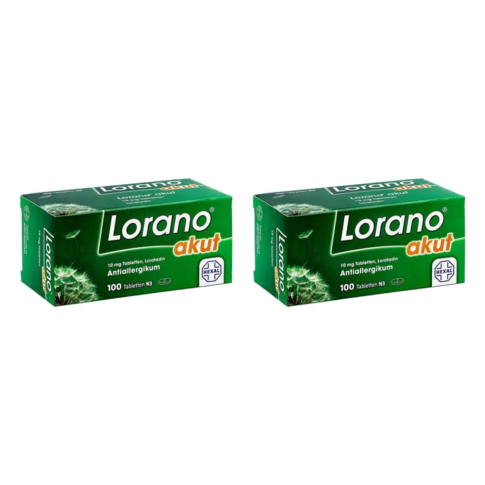 Hexal AG Lorano® akut - Loratadin für Deine Allergiesymptome 08102672