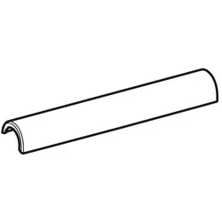 Geberit Designabdeckung 243990211 für Wand-WC verchromt
