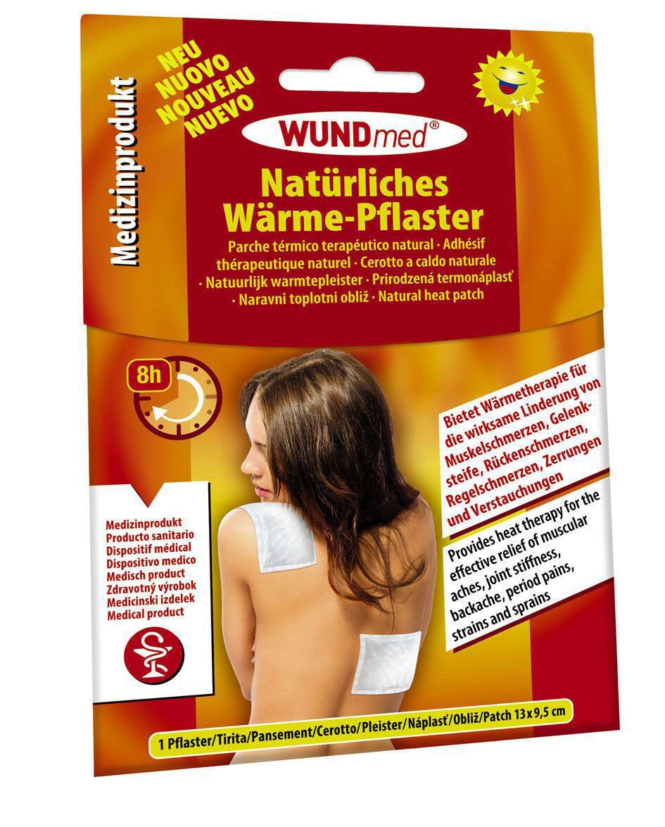WUNDmed® Wärmepflaster 9.5 cm x 13 cm weiß 02-050