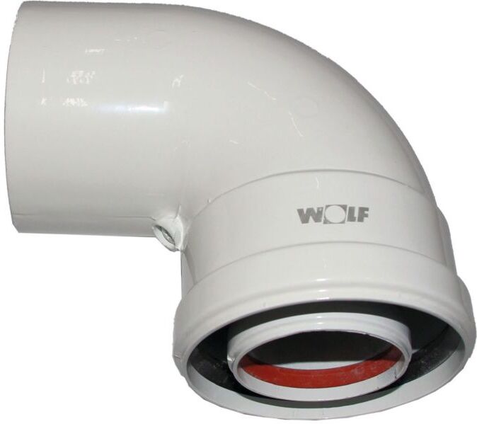 Wolf LAF Bogen DN60/100 90Gr 2651243 für Heizwert