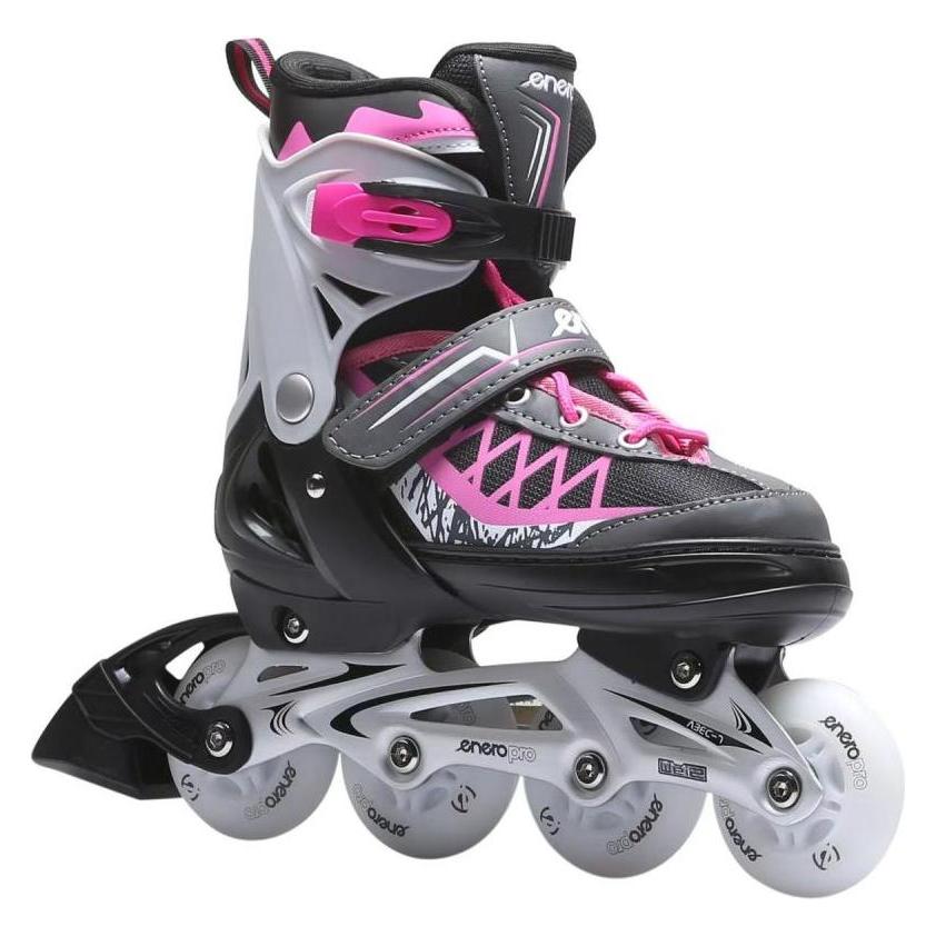 Enero Rollers Energo Led mit austauschbarem Holz, reguliert durch schwarzes R. 34-37 (34, 35, 36, 37) (1040745)