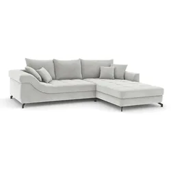 SOMETA Ecksofa Taylor Stoff Silver