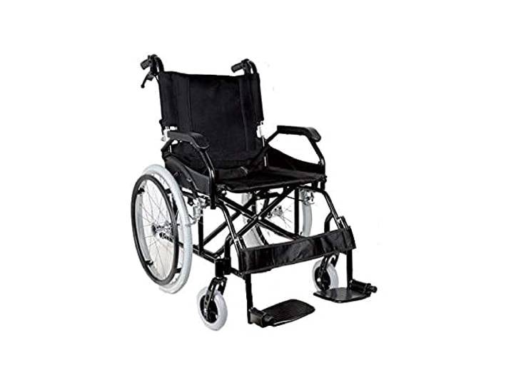 FAUTEUIL ROULANT EN ALUMINIUM PRINCE - noir
