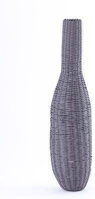 BIDK Home Gray Iron Vase