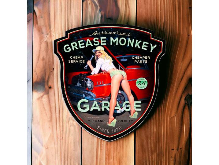 Plaque Voiture Pin up
