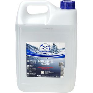 Robbyrob Destilliertes-Wasser UV-bestrahlt, chemisch rein, demineralisiert, 5 Liter