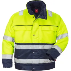 Warnschutz Winterjacke "444 PP" - L - gelb/marine