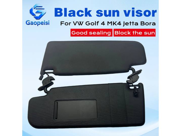 Pare-soleil intérieur noir avec version éclairée pour VW Golf 4 MK4 Jetta Bora