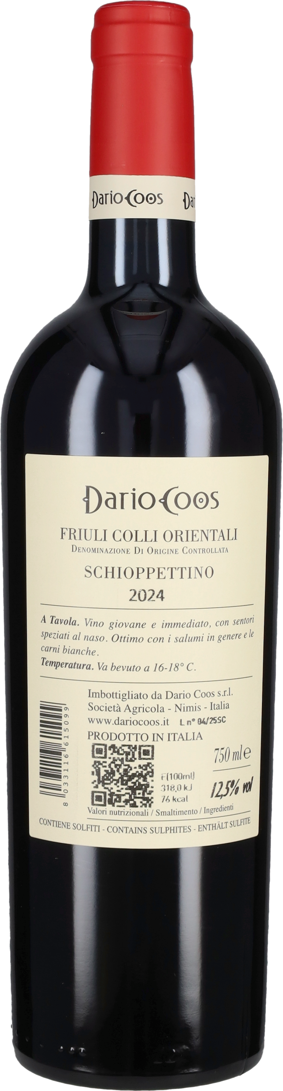 Coos Dario Schioppettino Dario Coos 2025