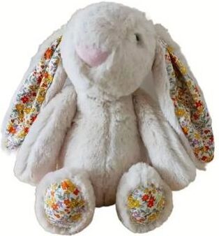 Uplifted Goods Cute Long Ear Sitting Rabbit Plush Doll khaki