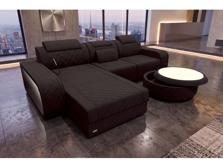 Ecksofa Berlin L Form Stoffsofa