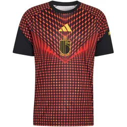 adidas RBFA Belgien Heim Aufwärmshirt WM 2026 Herren JY7641 - black/red XL