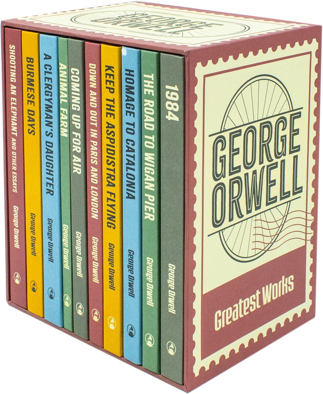 Classic Editions George Orwell 10 Books Hardback Collection Set - 1984, Animal Farm, Homage to Catalonia, Coming Up For Air & More - Classic Fiction -