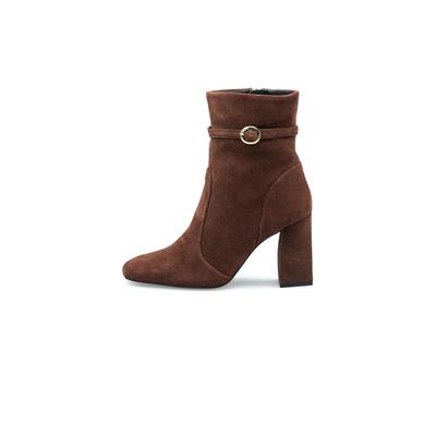 Stiefelette LLOYD "AMARA 420", Damen, Gr. 4,5, braun, Leder, unifarben, Schuhe Stiefelette, mit klassischem Design