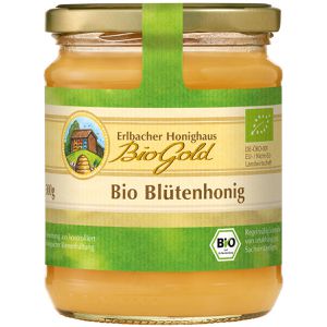 Erlbacher-Honighaus Honig Blütenhonig aus EU-Ländern, BIO, cremig, im Glas, 500 g