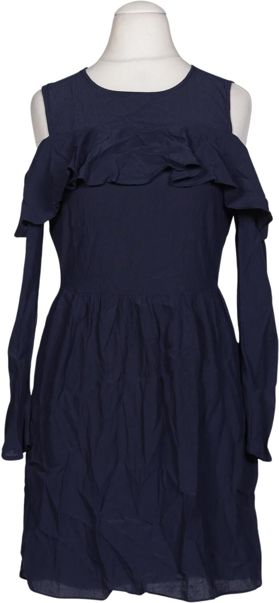 asos Damen Kleid, Marineblau, Gr. EU 38, Viskose - Second Hand
