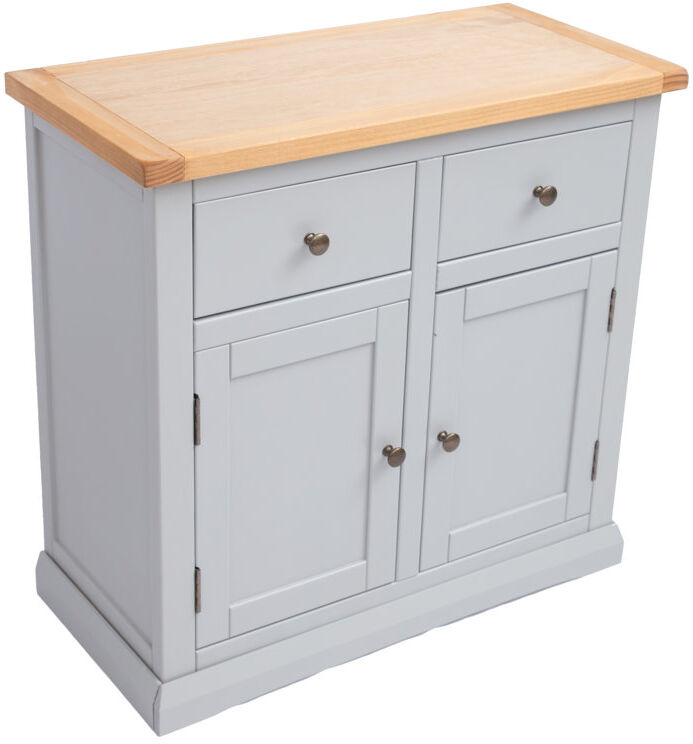 August Grove Naugle 84 cm W Sideboard Grey/Bronze 80cm H X 84cm W X 40cm D