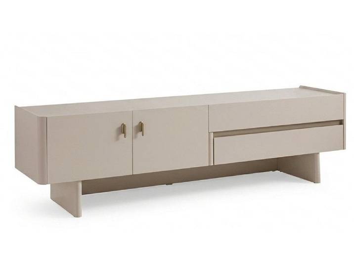 Xlmoebel Lowboard Beiges TV-Lowboard im modernen Design mit geräumigen Schubladen, Made in Europa