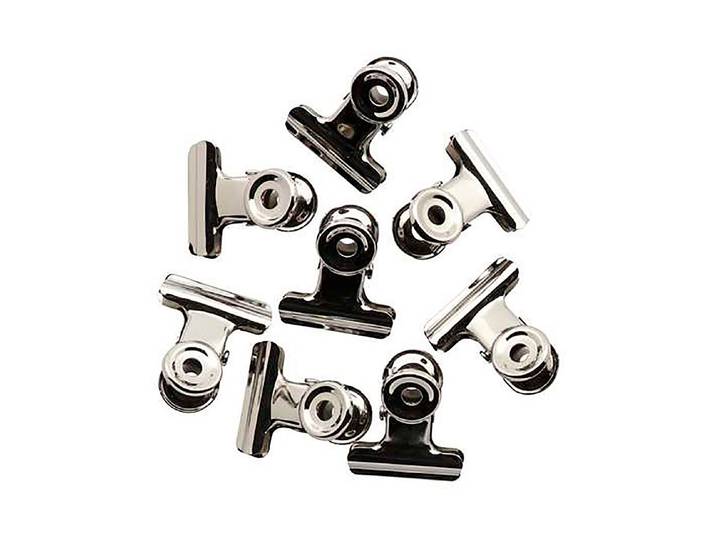 Glorex Metallscharnier-Clips 22 mm 8 Stück