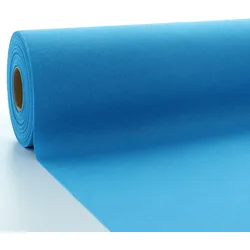 Sovie HORECA Tischdeckenrolle Aquablau aus Linclass® Airlaid 120 cm x 25 m, 4x1 Stück, Aquablau