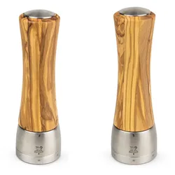 PEUGEOT Mühlenset 21cm Olivenholz Pfeffermühle Salzmühle Stahlmahlwerk MADRAS