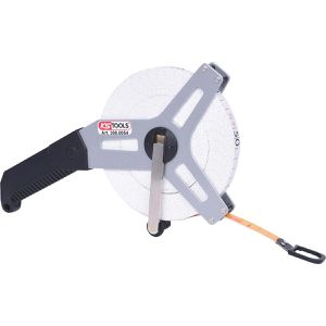 KS-Tools Maßband 300.0054, 50m Stahlband, mit Kurbel & Nagelöse