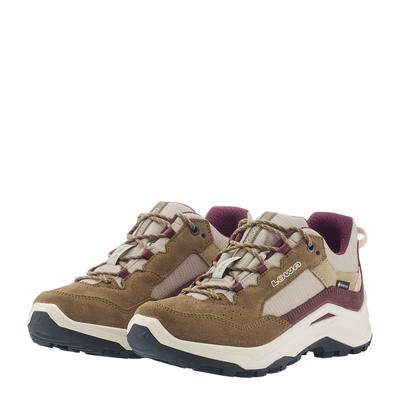 Wanderschuh LOWA "VENTIERRA GORE-TEX LO WS", Damen, Gr. 40, braun (desert, pfirsich), Textil, Veloursleder, Schuhe Wanderschuh, wasserdicht, winddicht,atmungsaktiv dank GORE-TEX Membrane