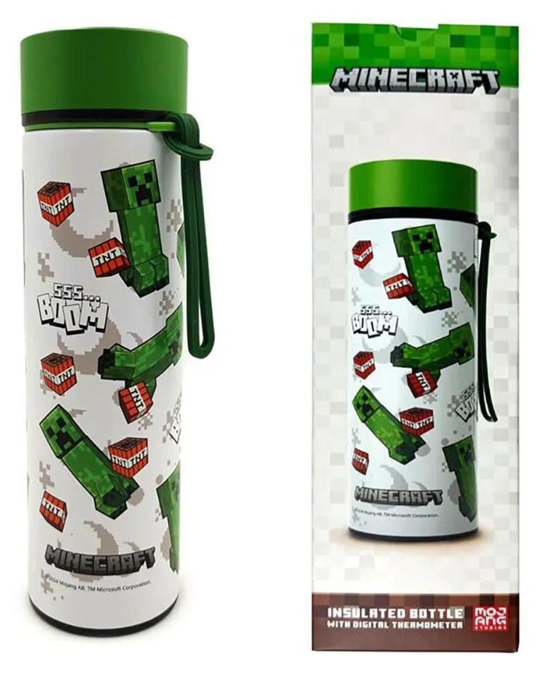 Puckator Minecraft Thermosfles, 450 ml