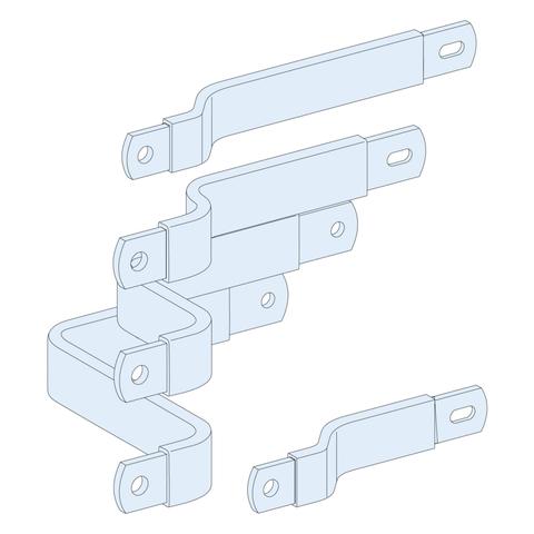 Schneider Electric Schneider PrismaSeT-P LVS04454Verbindung NSX400-630 3polig Kipphebel (LVS04454)