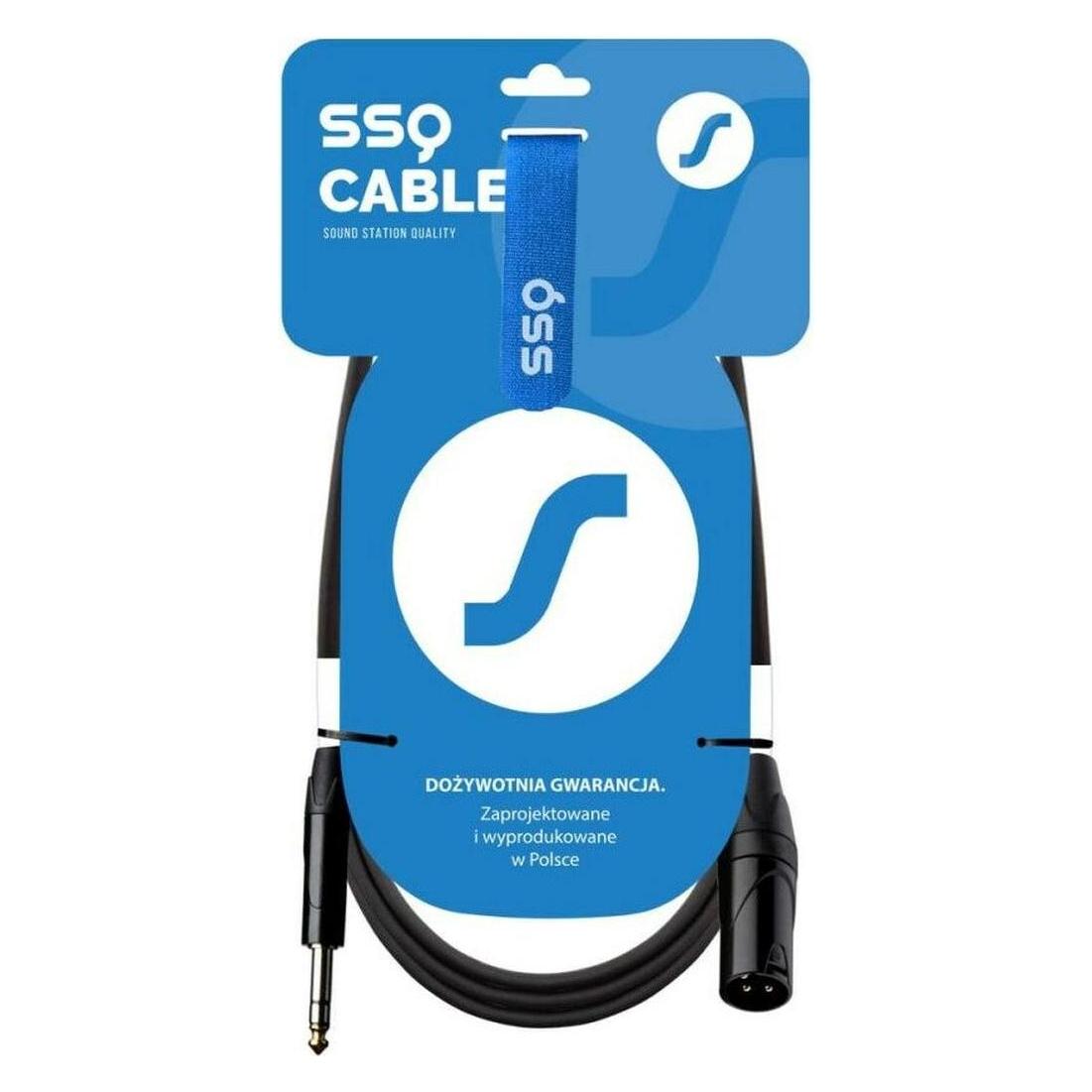 SSQ JSXM10 Event - Jack stereo 6.3 / XLR Meski (10 m, XLR Kabel) (SS-2031)