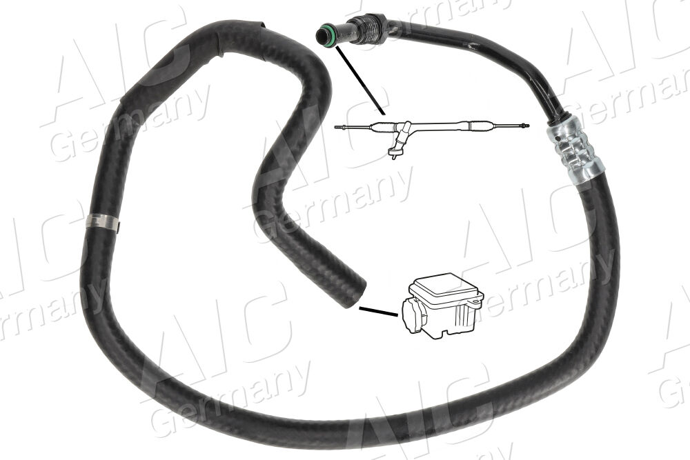 Aic Hydraulikschlauch, Lenkung 54952 Von Lenkgetriebe Nach Ausgleichsbehälter Für Vag