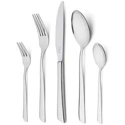 Justinus Besteck Twist 60tlg. Edelstahl Transparent Poliert