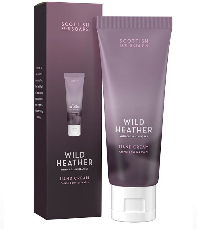 Scottish Fine Soaps Wild Heather Hand Cream 75ml Tube in Carton
