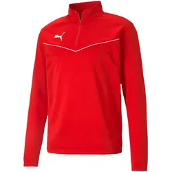 PUMA teamRISE 1/4-Zip Top PUMA red/PUMA white S