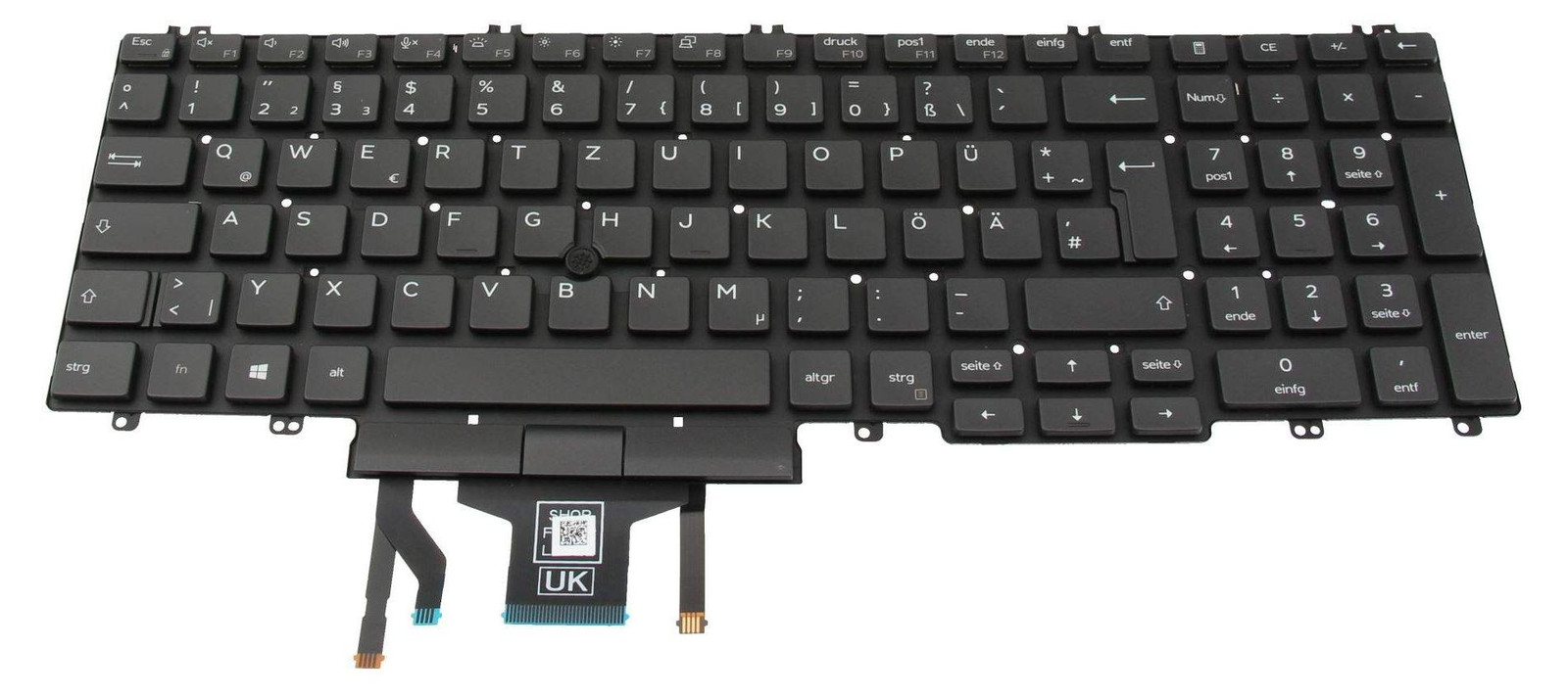 Dell W301T Toetsenbord, Duits, 103 toetsen
