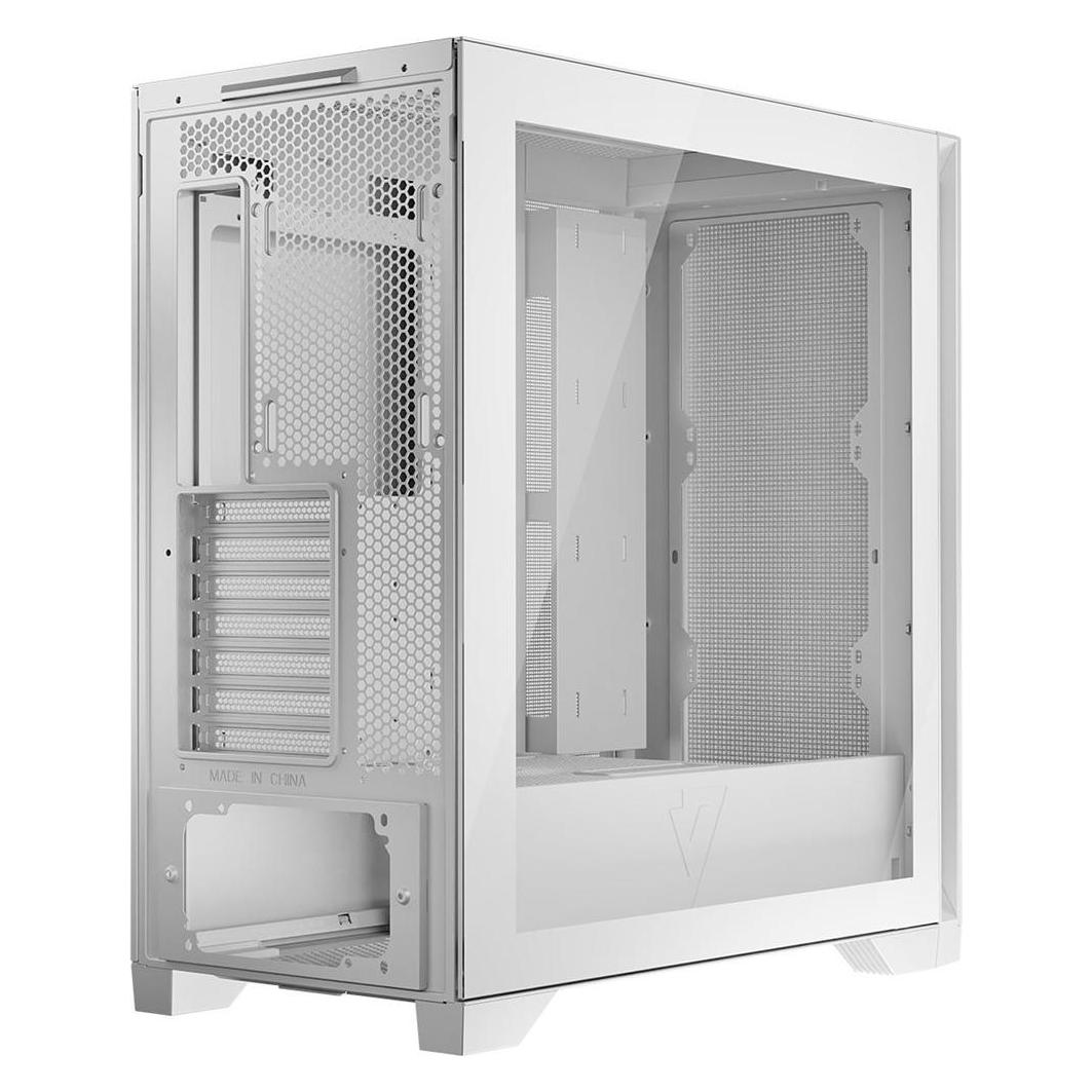 Modecom Computergehäuse VOLCANO EXPANSE S MIDI White (mATX, Mini-ITX) (AT-EXPANSE-SG-NF-20-000000-0002)