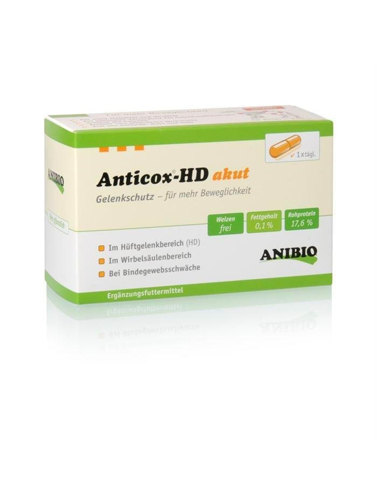 Anibio anibio Anticox HD akut, schnelle Reaktion, Kapseln