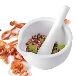 GEFU Mörser Macino Porzellan Weiß 8 cm