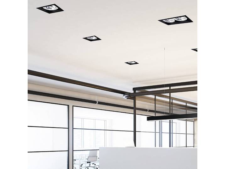Einbau-Downlight Mod I, einflammig, schwarz I Nowodvorski Lighting, dimmbar, schwarz, für Wohn- / Esszimmer, Metall, Modern, Einbaustrahler