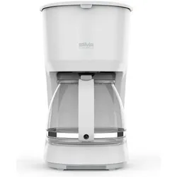 Silva Homeline KA 2300 Kaffeemaschine Weiss Fassungsvermögen Tassen=10 Glaskanne, Filterkaffeemaschine, Weiss