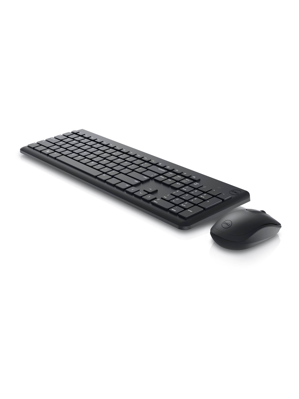 Dell Wireless Keyboard and Mouse KM3322W - keyboard and mouse set - AZERTY - French - black Input Device - Tastatur & Maus Set - Französisch - Schwarz