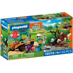 PLAYMOBIL 72072- Animals and Friends - Zoo: Tierpflegermobil