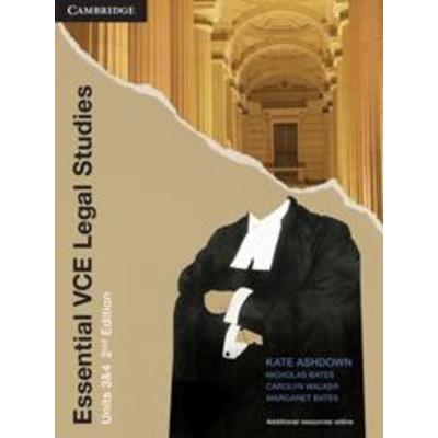Essential Vce Legal Studies Units 3 and 4 Second Edition Pack, Taschenbuch von Kate Ashdown,Nicholas Bates,Carolyn Walker,Margaret Bates, Cambridge