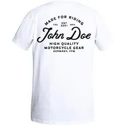 John Doe T-Shirt JD Lettering weiß - L