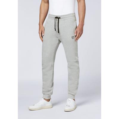Sweathose CHIEMSEE, Herren, Gr. XXL (60/62), Normalgrößen, grau (neutral gray melange), 90% Baumwolle, 10% Viskose, Hosen Sweathose