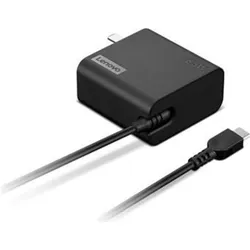 Lenovo 65W dual-port power adapter (65 W), Notebook Netzteil, Schwarz