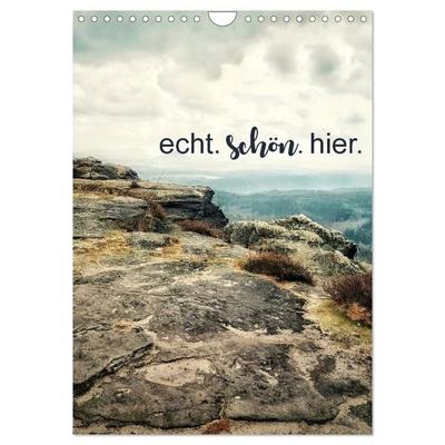 echt. schön. hier. (Wandkalender 2026 DIN A4 hoch), CALVENDO Monatskalender