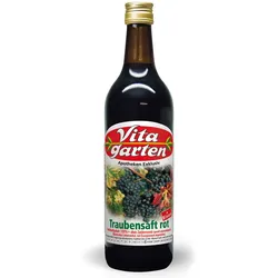 VITAGARTEN roter Traubensaft 750 ml